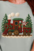 Faux Yarn Mistletoe Express Comfort Colors Adult Ring-Spun Cotton Tee