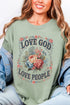 Old Garden Love God Comfort Colors Adult Ring-Spun Cotton Tee