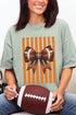 Orange Varsity Bow Comfort Colors Adult Ring-Spun Cotton Tee