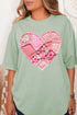 Patchwork Heart Comfort Colors Adult Ring-Spun Cotton Tee