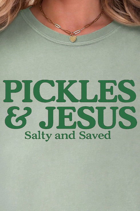 Pickles & Jesus Comfort Colors Adult Ring-Spun Cotton Tee