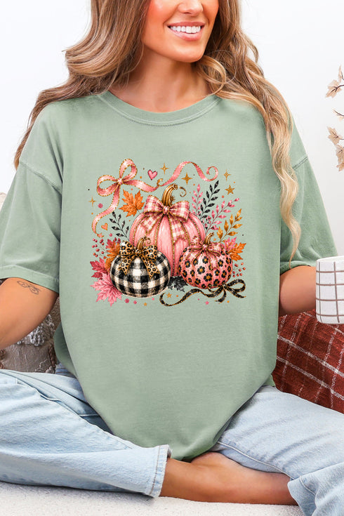 Pretty In Pumpkin Comfort Colors Adult Ring-Spun Cotton Tee