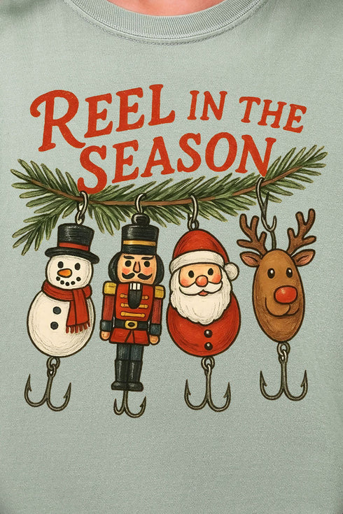 Reel In The Season Comfort Colors Adult Ring-Spun Cotton Tee