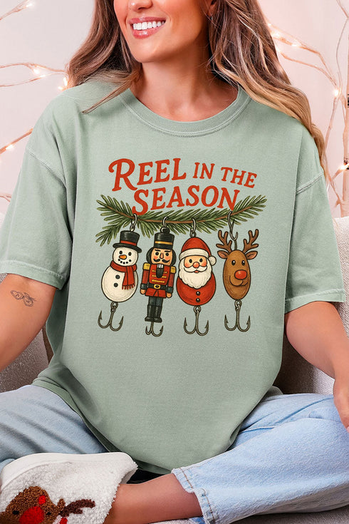 Reel In The Season Comfort Colors Adult Ring-Spun Cotton Tee