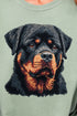 Faux Yarn Rottweiler Comfort Colors Adult Ring-Spun Cotton Tee