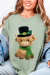 Shamrock & Moo Faux Yarn Comfort Colors Adult Ring-Spun Cotton Tee