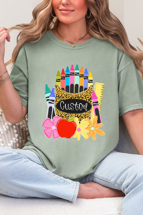 Personalized Teaching In Full Color Comfort Colors Adult Ring-Spun Cotton Tee *Enter Your Name