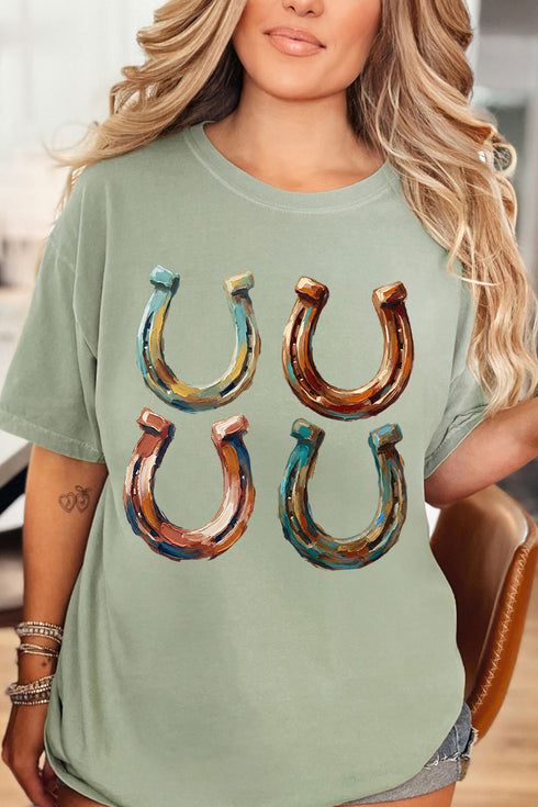 The Painted Horseshoes Comfort Colors Adult Ring-Spun Cotton Tee