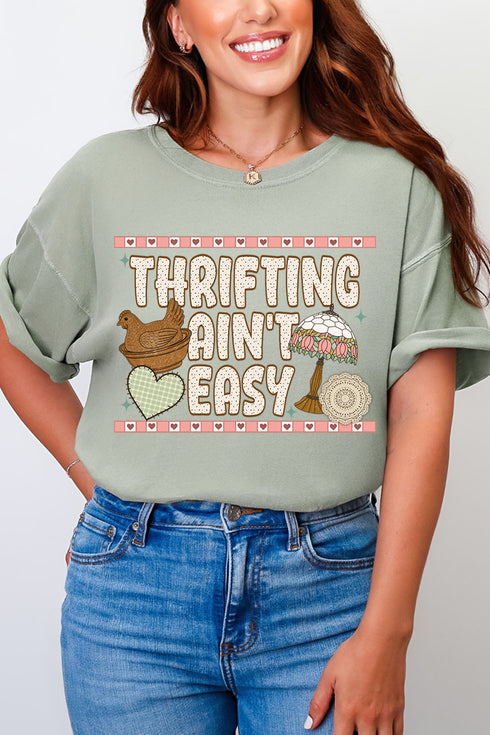 Thrifting Ain't Easy Comfort Colors Adult Ring-Spun Cotton Tee