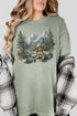 Alpine Deer Comfort Colors Adult Ring-Spun Cotton Tee