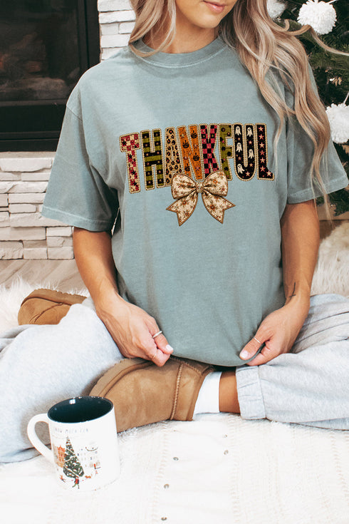 Thankful Fall Spirit Comfort Colors Adult Ring-Spun Cotton Tee
