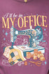 In My Office Sewing Comfort Colors Adult Ring-Spun Cotton Tee