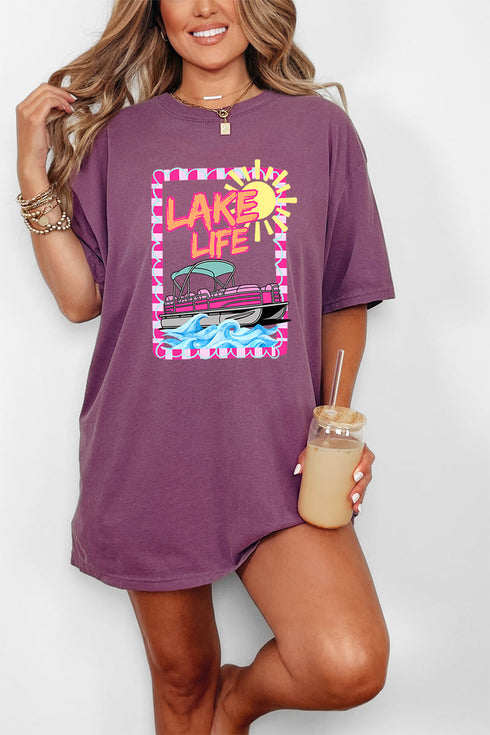 Sunny Lake Life Comfort Colors Adult Ring-Spun Cotton Tee