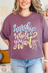 Worship While You Wait Comfort Colors Adult Ring-Spun Cotton Tee