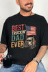 Best Truckin' Dad Ever Comfort Colors Adult Ring-Spun Cotton Tee