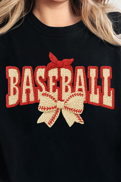 Faux Yarn Baseball Coquette Comfort Colors Adult Ring-Spun Cotton Tee