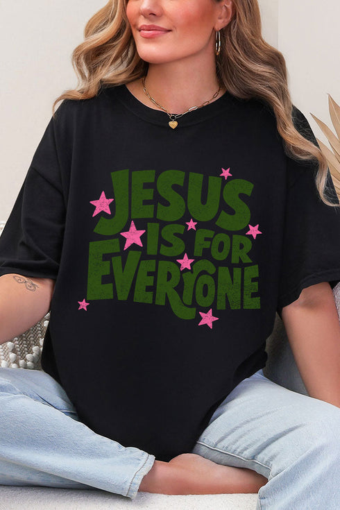 Jesus Is For Everyone Comfort Colors Adult Ring-Spun Cotton Tee