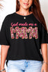 Pink God Made Me A Mama Comfort Colors Adult Ring-Spun Cotton Tee