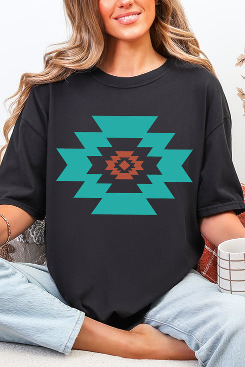 Punchy Aztec Comfort Colors Adult Ring-Spun Cotton Tee