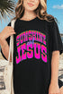 Radiant Sunshine And Jesus Comfort Colors Adult Ring-Spun Cotton Tee