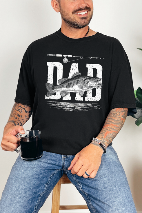Reel Great Dad Comfort Colors Adult Ring-Spun Cotton Tee