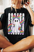 Rainbow Glam Ghost Comfort Colors Adult Ring-Spun Cotton Tee