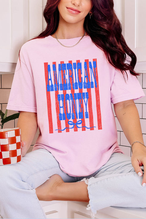 Blue American Honey Energy Comfort Colors Adult Ring-Spun Cotton Tee