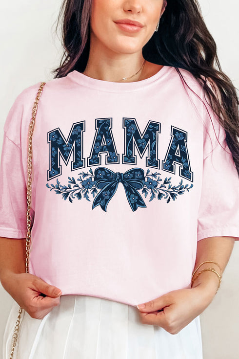 Bow & Bloom Mama Comfort Colors Adult Ring-Spun Cotton Tee