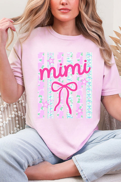 Personalized Bow-tiful Garden Comfort Colors Adult Ring-Spun Cotton Tee *Choose Your Name