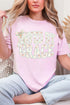 Coquette Cross Saved By Grace Comfort Colors Adult Ring-Spun Cotton Tee