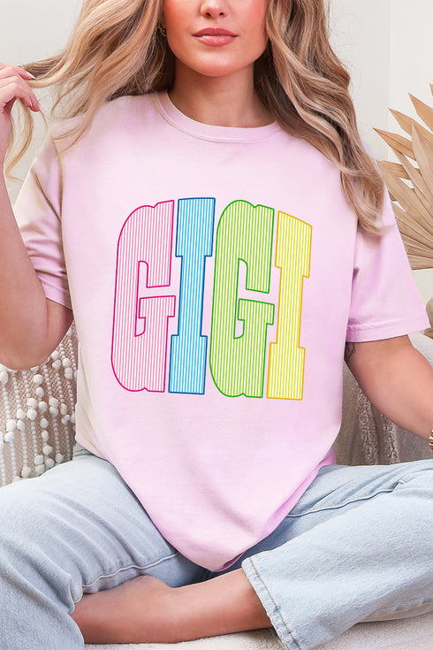 Color Me Loved Gigi Comfort Colors Adult Ring-Spun Cotton Tee
