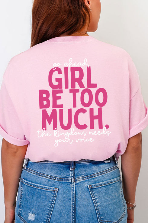 Esther Go Ahead Girl Full Front & Back Design Comfort Colors Adult Ring-Spun Cotton Tee