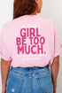 Esther Go Ahead Girl Full Front & Back Design Comfort Colors Adult Ring-Spun Cotton Tee