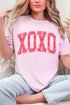 Faux Glitter XOXO Comfort Colors Adult Ring-Spun Cotton Tee