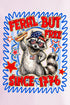 Feral But Free Since 1776 Comfort Colors Adult Ring-Spun Cotton Tee