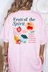 Got Fruit? Fruit Of The Spirit Front & Back Design Comfort Colors Adult Ring-Spun Cotton Tee