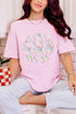 Garden Party Monogram Comfort Colors Adult Ring-Spun Cotton Tee