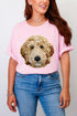 Faux Yarn Goldendoodle Comfort Colors Adult Ring-Spun Cotton Tee