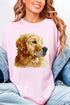 Faux Yarn Golden Retriever Comfort Colors Adult Ring-Spun Cotton Tee