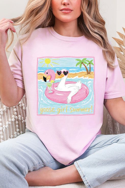 Goose Girl Summer Comfort Colors Adult Ring-Spun Cotton Tee