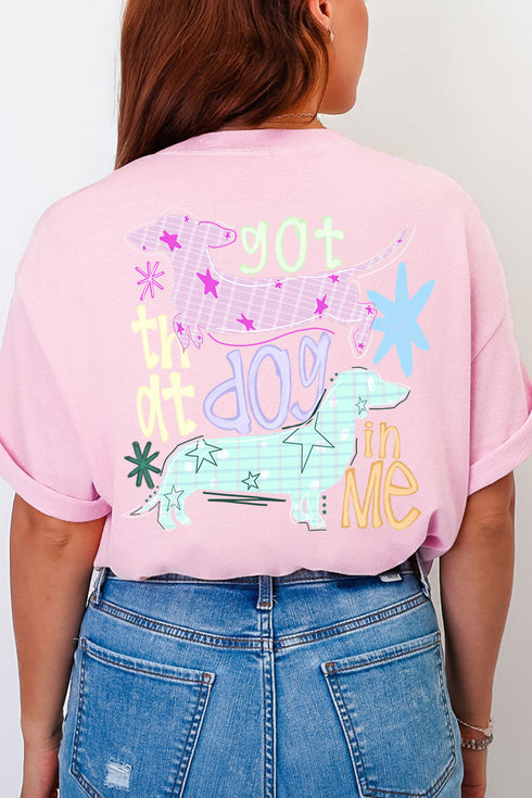 Got That Dog In Me Front & Back Comfort Colors Adult Ring-Spun Cotton Tee