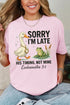 His Timing Not Mine Comfort Colors Adult Ring-Spun Cotton Tee