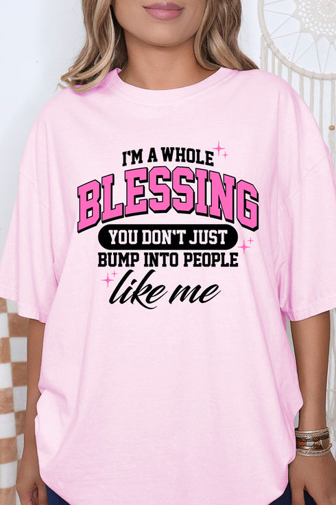 I'm A Whole Blessing Comfort Colors Adult Ring-Spun Cotton Tee