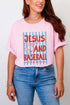 Jesus And Baseball Comfort Colors Adult Ring-Spun Cotton Tee