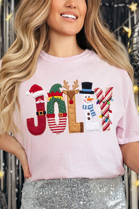 Christmas Characters Jolly Comfort Colors Adult Ring-Spun Cotton Tee