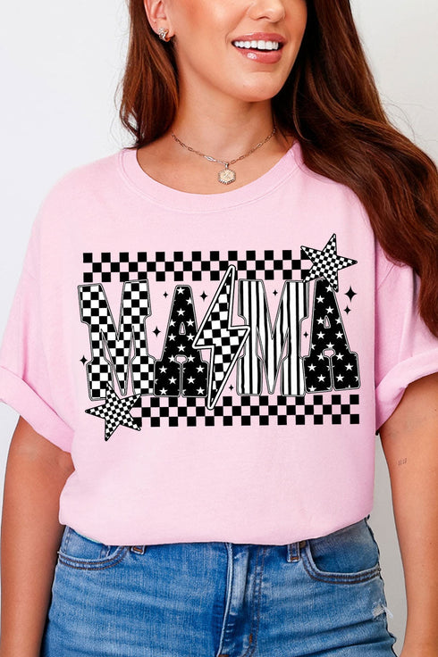 Mama Check It Out Comfort Colors Adult Ring-Spun Cotton Tee