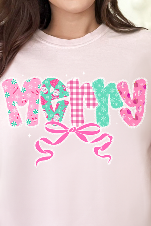 Merry In Lace Comfort Colors Adult Ring-Spun Cotton Tee