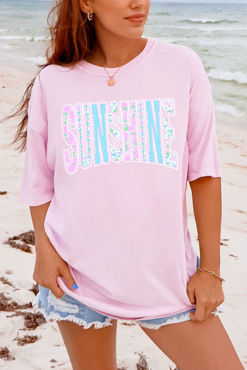 Seaside Lace Series Comfort Colors Adult Ring-Spun Cotton Tee