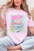 Petals & Paperback Book Lover Comfort Colors Adult Ring-Spun Cotton Tee