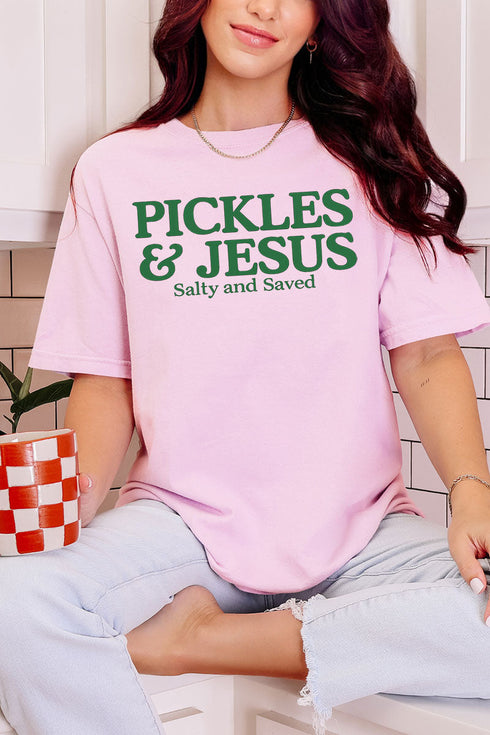 Pickles & Jesus Comfort Colors Adult Ring-Spun Cotton Tee